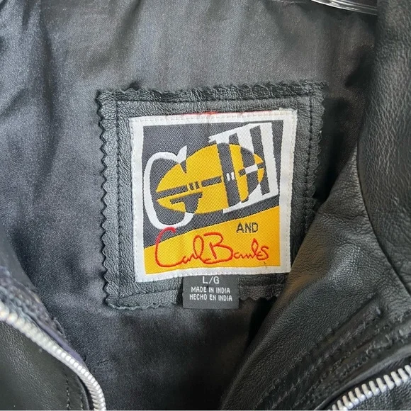 G-III and Carl Banks Pittsburg Steelers Leather Jacket Size L Jackets & Coats